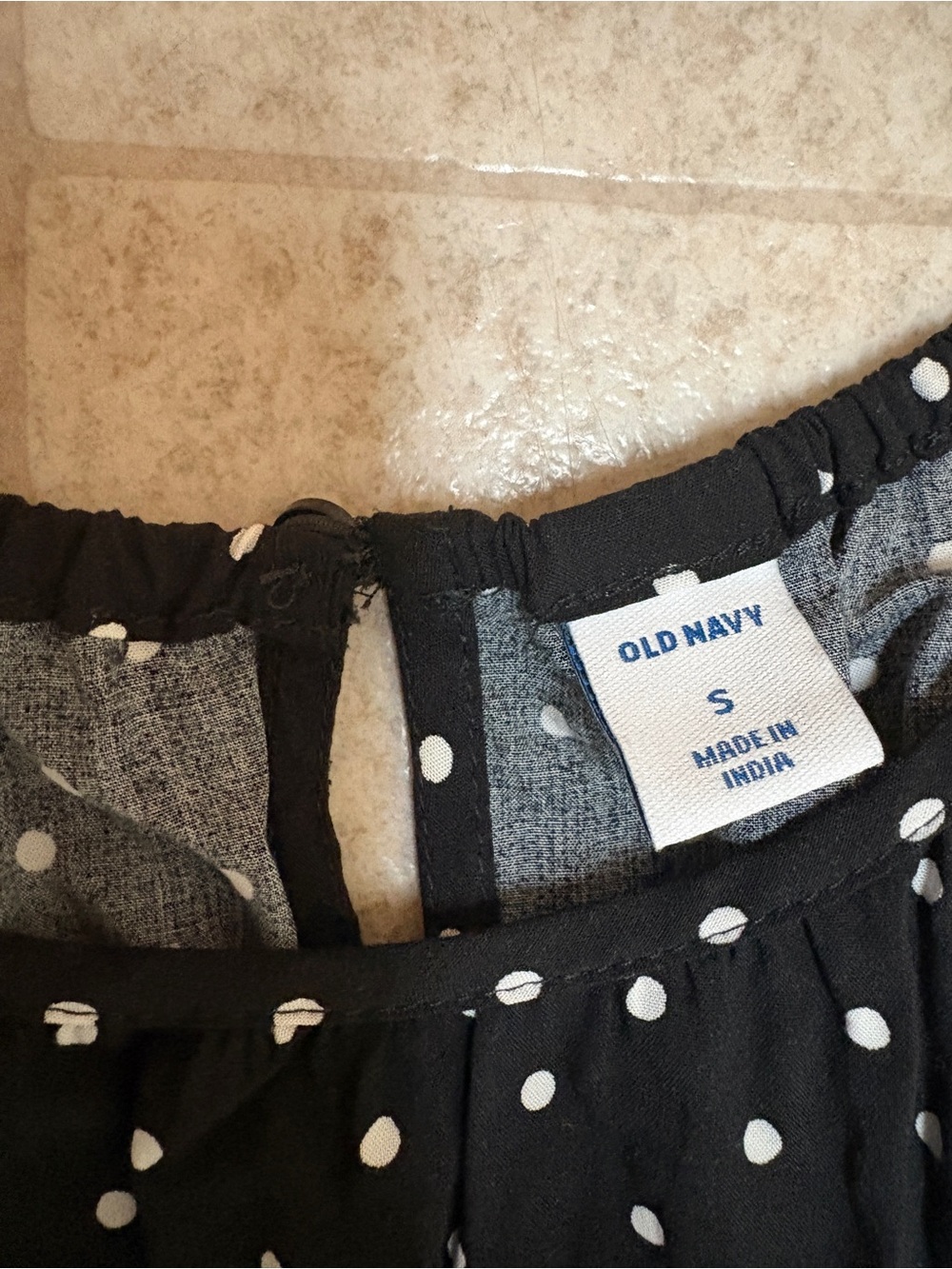Old Navy Black & White Polka Dot Halter Romper Women’s Small Festival Wear - Picture 4 of 7